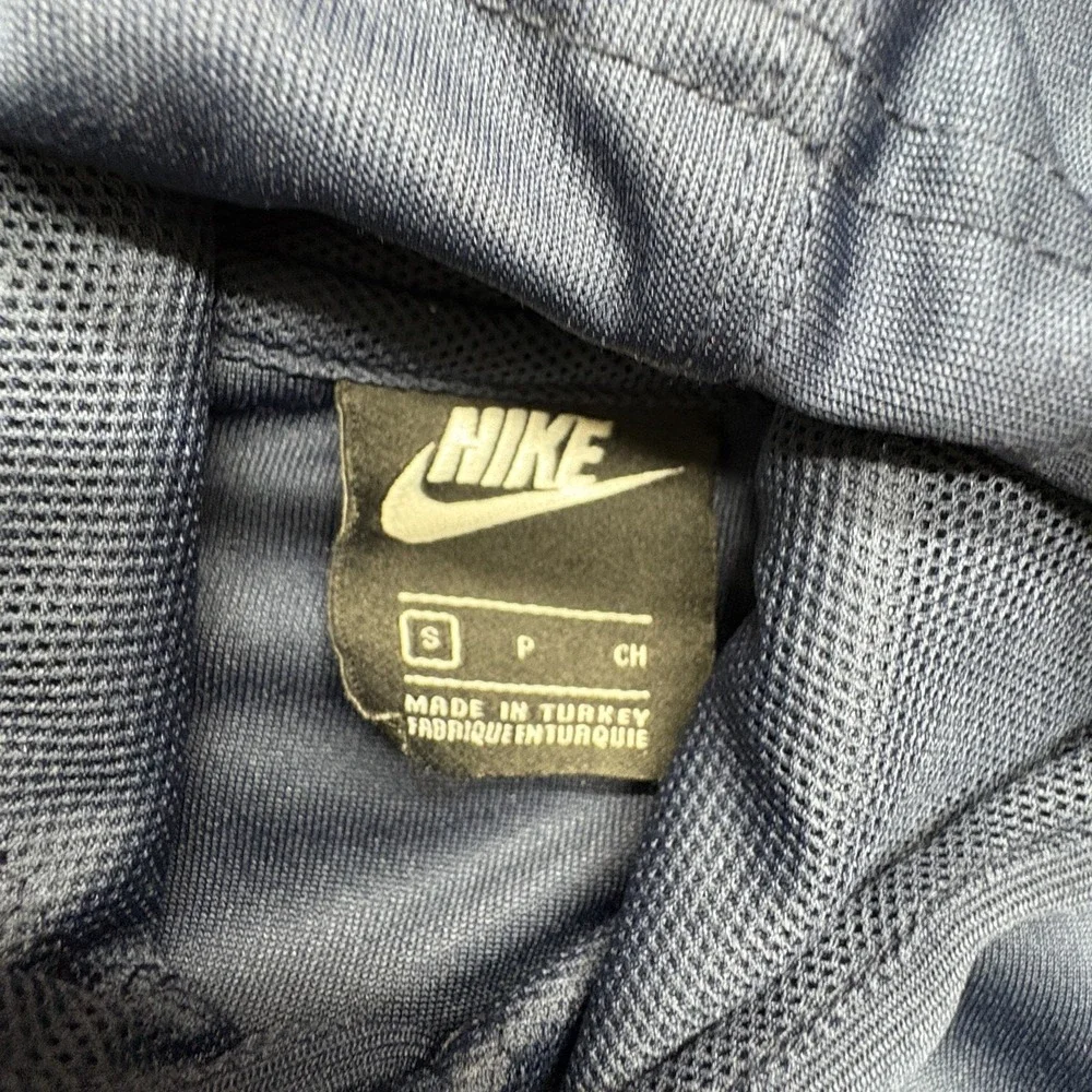 Nike Hoodie Mens‎ Small Blue Tape Logo Pullover Sweatshirt Athletic AR4914-451